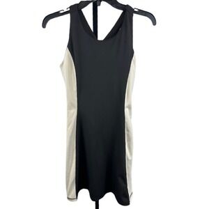 Zelos Racerback‎ Tennis Golf Pickleball Dress Black Beige Athletic Size Small